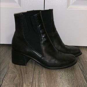 Franco Sarto Black Ankle Boots